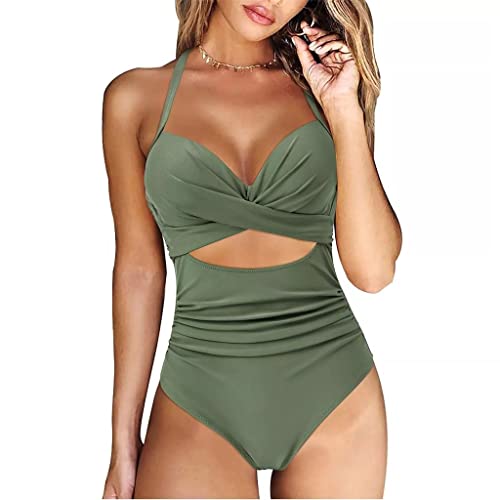 Maillot de bain une pièce femme grande taille CLSDRZC pour plage et piscine