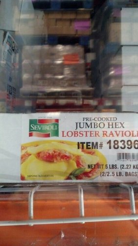 Seviroli Foods Lobster Ravioli Pasta, 5 Pound -- 1 each.