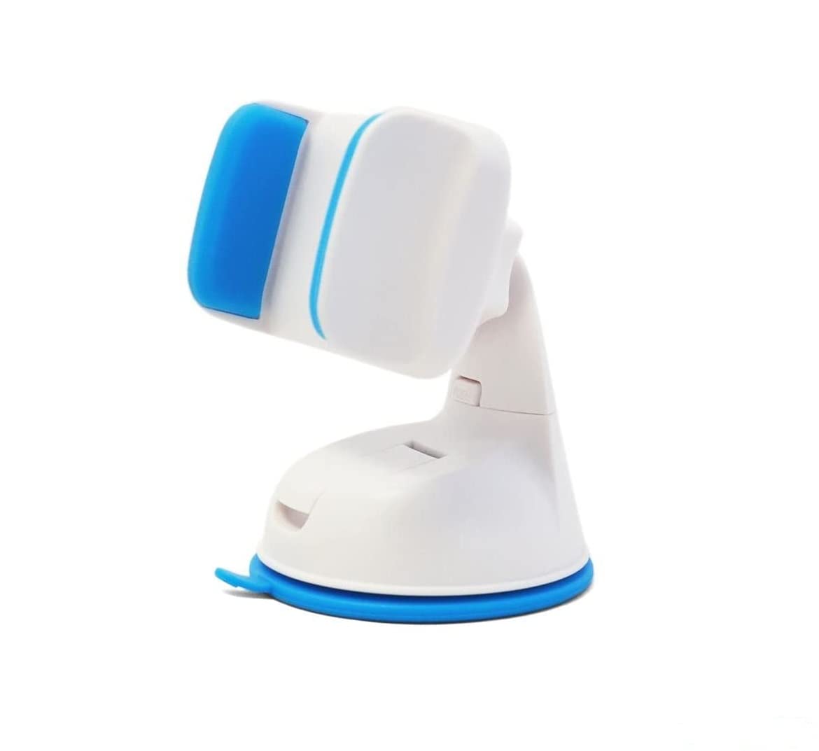 TechSense Car Suction Phone Holder Universal Mount Windscreen Dashboard Blue