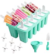 2 Silikon Eisformen Mit 50 Stielen - 16 Stück Eis Am Stiel