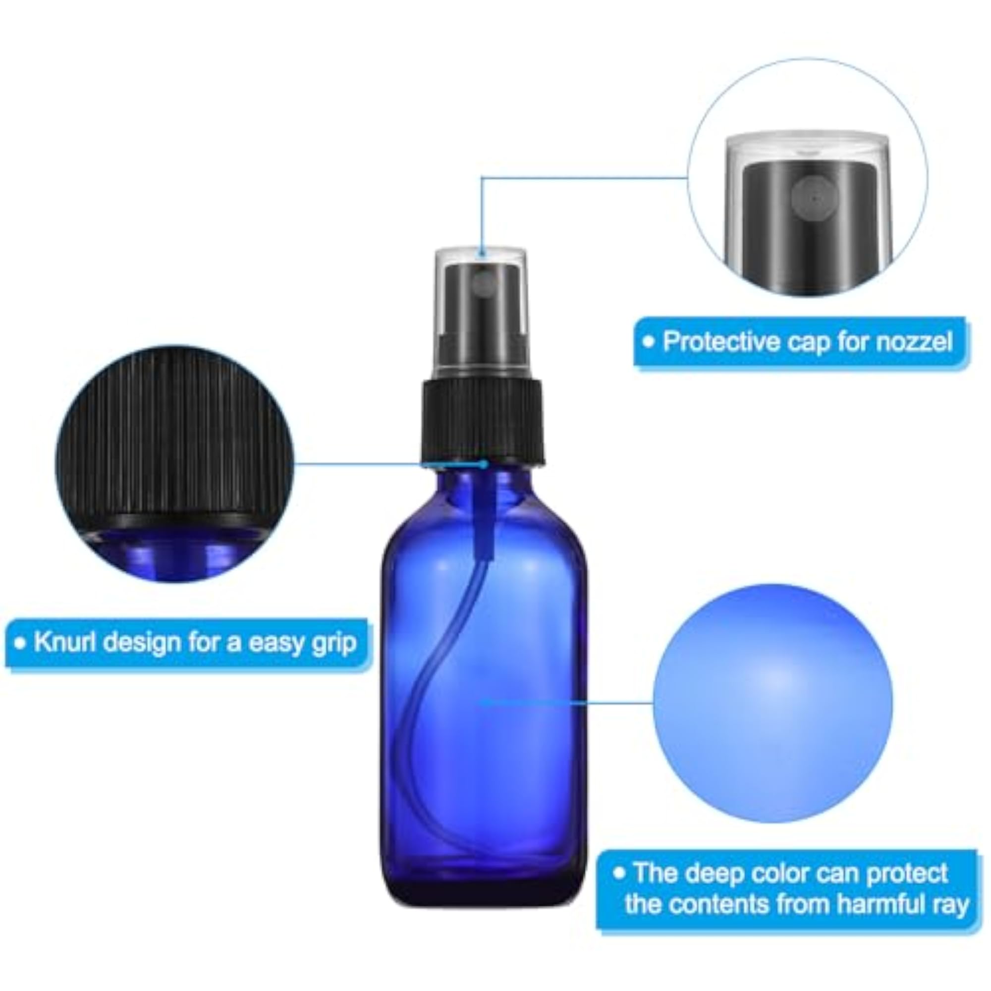 30ml Plastic Spray Bottles, 48pcs Empty Leak Proof