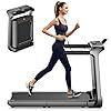 WalkingPad Folding Treadmill, Walking Pad with Handle for Heavy People with Large Running Area, Portable Walking Treadmill for Home Office with App