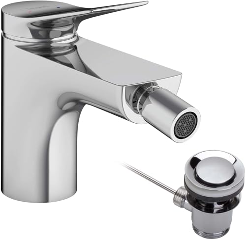 hansgrohe Vivenis Mitigeur de bidet avec tirette et vidage, chromé, 75200000