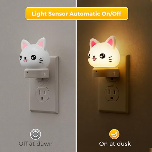 LOHAS 3D Animal Plug-In LED Night Light (8-Color RGB + 3000K Soft White): 1-Pack - image 3