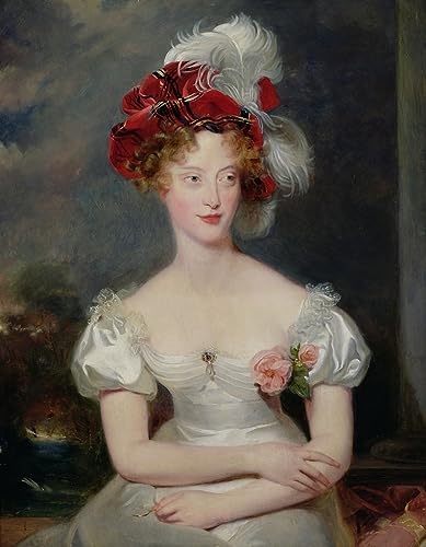Art mural en toile la duchesse de Berry de Lawrence pour sublimer le design du salon