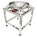 HayWHNKN Automatic Powder Sifter Machine Sieve Shaker Vibrating Machine with 40 and 100 mesh Sieve for Granule Powder Grain Stainless Steel 110v 50w(with Switch）