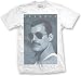 Freddie Mercury in Shades Queen T-shirt - White (Small)