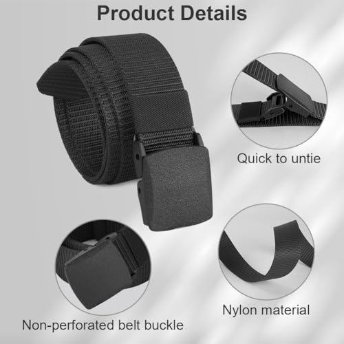 Nylon Web Belts, Work Belts for Men, Outdoor Military Belt, Plastic Buckle Mens Nylon Belt, Adjustable Nylon Belt3