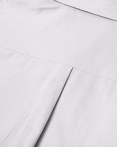 Image of Alimens & Gentle Mens Solid Oxford Shirt Long Sleeve Dress Shirt Work Casual Button Down Shirts with Pocket
