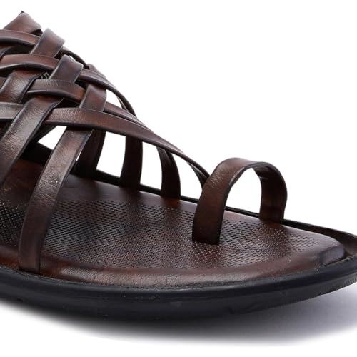 Image of Regal Men One Toe Formal Strappy Sandal