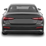 SlickMod Chrome Delete Blackout Vinyl Overlay for 2022-2024 Audi A3 Rear Bumper Diffuser Trim (Gloss Black)