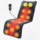 BONPLUS BP Colchoneta de Masaje Cuerpo Completo, 12 Motores de Masaje,...