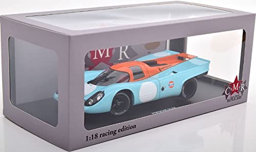 CMR 1/18 Porsche 917K Gulf 1970-1971 with Decal-Number-Set
