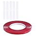Rotekt 10m Nail Art Adhesive Double-sided Tape Red Film Clear Tape for Nail Display Lens Manicure Tool