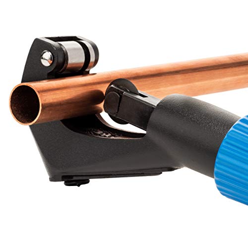 Image of Small Copper Pipe Tubing Cutter with Reamer - Tube Cutter 1 /8 inch to 1 1 /8 inch | Small Copper Pipe Cutter with Reamer for HVAC, Plumbing Tubing Cutter for Copper Brass Aluminum & Thin Stainless Streel Pipes