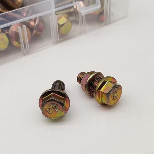 Tornillos hexagonales M5 a M8 con brida antideslizante para un montaje seguro de muebles 5