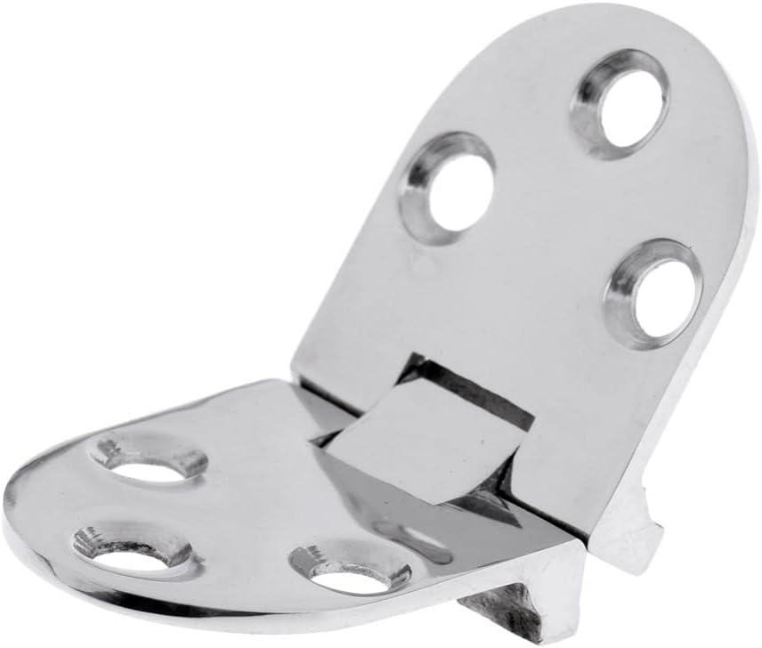 316 Stainless Steel Boat RV Yacht Cabinet Cupboard Strap Hinge Door Hinge Corrosion Resistance Durable Boat Accessories Marine