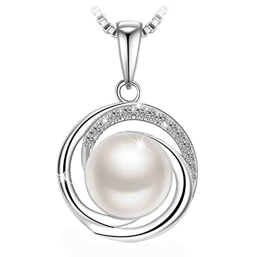 J. Rosée 18K Gold Plated Sterling Silver Pearl Necklace for Women - JR692