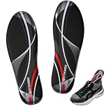 7STROBBS Cushion Memory Foam Insoles, Comfort Soft Inner Soles for Men Women, No Deform Replacement Insole for Trainer, Work Boot, Running, Walking Shoes Black UK 10