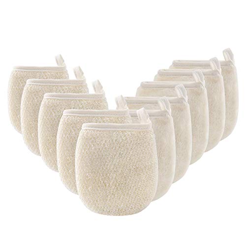FoxVida Microfiber Facial Exfoliating Cloths, 10 Pack Double Side Effects on Make Up