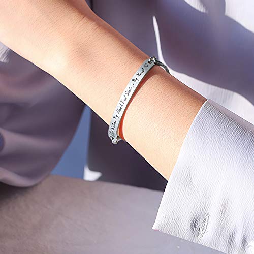 Gleamart Bracciale Mantra Inspirational Bracciale