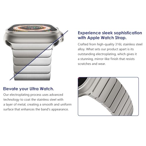 WINGLE 49mm 46mm 45mm 44mm 42mm 41mm 40mm 38mm Compatible with Apple Watch Straps - Image 4