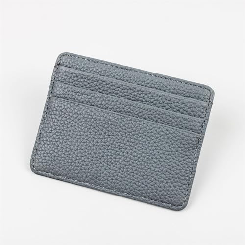 Stylish and Leather Card Holder Slim Wallet Coin Purse Perfect for Business and Everyday Use, 10.5*8*0.5cm, Blue3