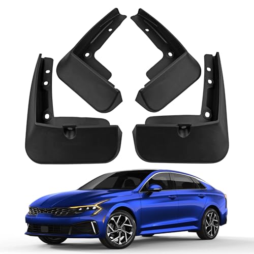 Image of Mud Flaps Compatible with 2026 KIA K5 Accessories 2021-2025 All Weather Fender Guard Mudguards Sediment Protection No Need to Drill Holes