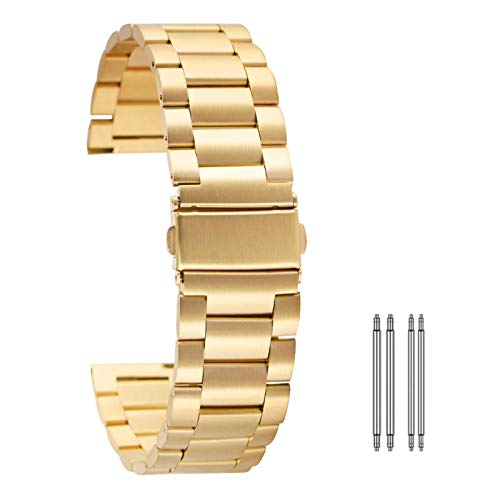 Bracelet de montre boucle déployante en acier ultra-mince rigide et durable
