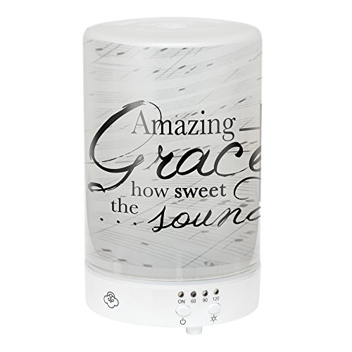 Elanze Designs Amazing Grace How Sweet The Sound Frosted Glass
