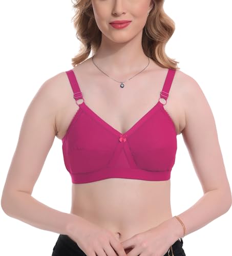 Image of Elina Women's 100% Cotton Regular Full Coverage T-Shirt Bra (Enora)