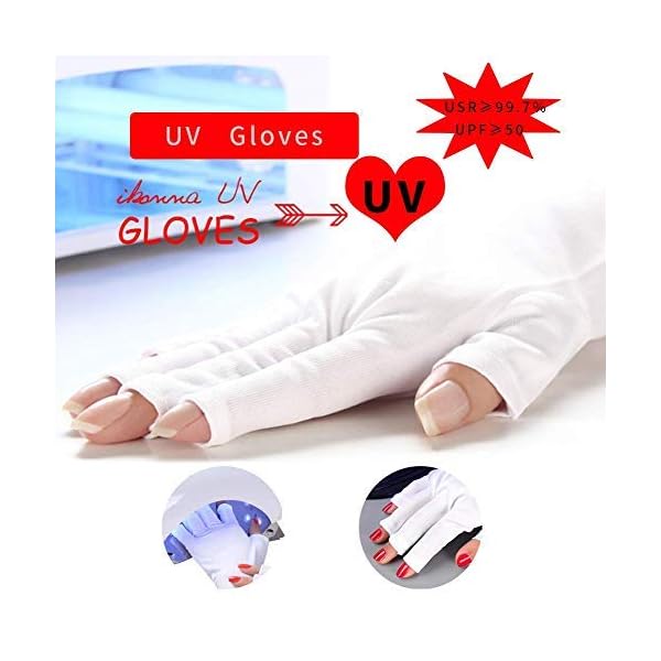 UV-Protection-Gloves-Protect-your-hands-from-UV-rays-used-in-gel-manicure-by-Ashnna-White UV Protection Gloves, Protect your hands from UV rays, used in gel manicure by Ashnna (White)