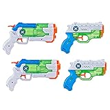 Zuru X-Shot 4 Pistolets à Eau Micro + 2 Nano, 11839, Fast-Fill Combo Pack