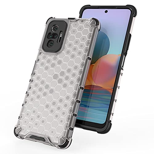Image of Glasgow Back Case Cover Designed for Mi Redmi Note 10 Pro - Transparent