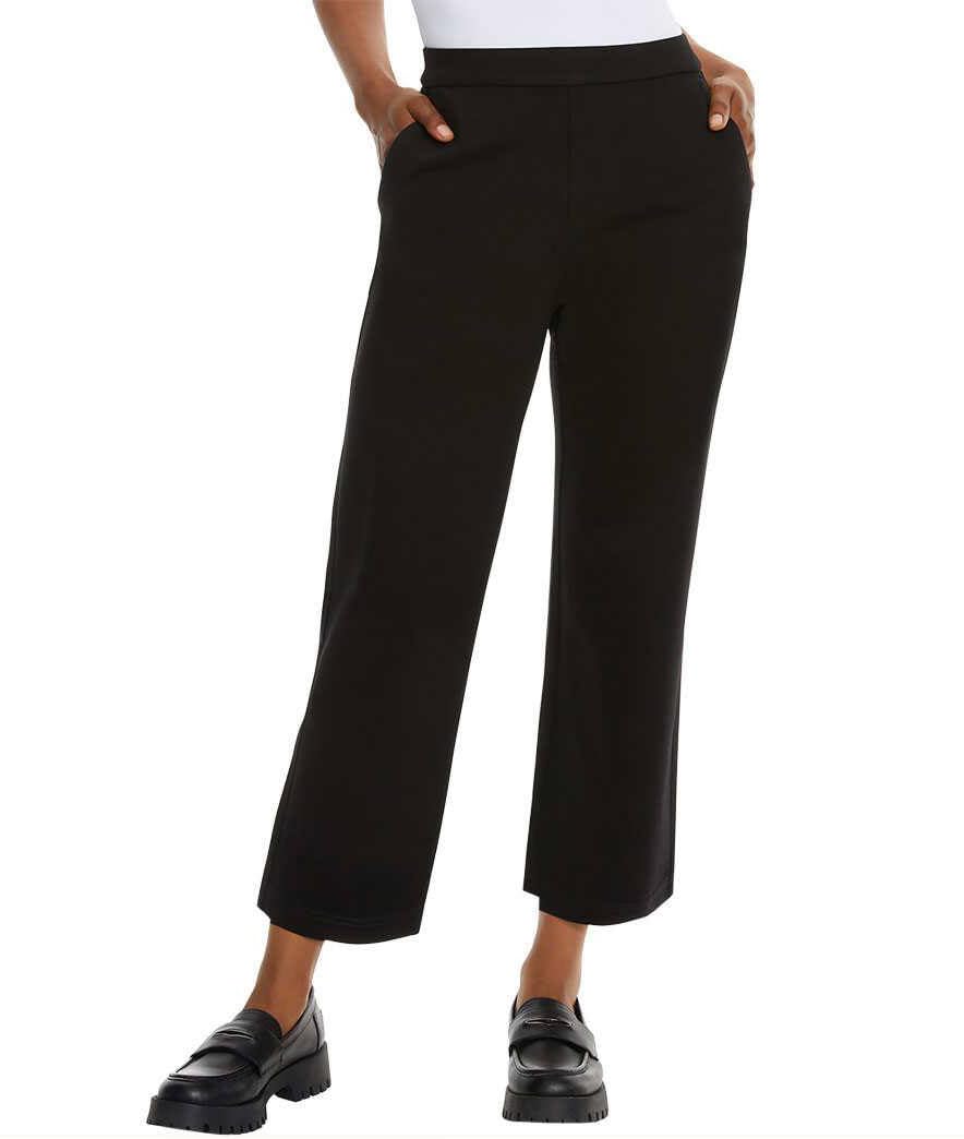 Gloria Vanderbilt Womens Cropped Length Pull On Tummy Control Ponte Pants