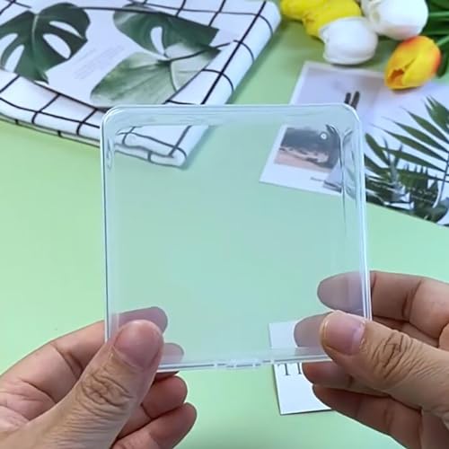 Image of 12Pcs Square Bead Organizers with Lid (3.7 x 3.7 x 1.18 inch), Small Square Plastic Clear Beads Storage Containers Box for Beads, Small Items etc