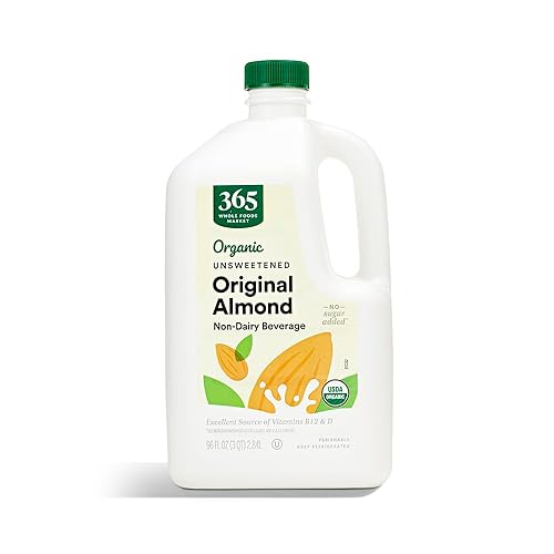 365 by Whole Foods Market Leche orgánica de almendras sin azúcar, 96 FZ