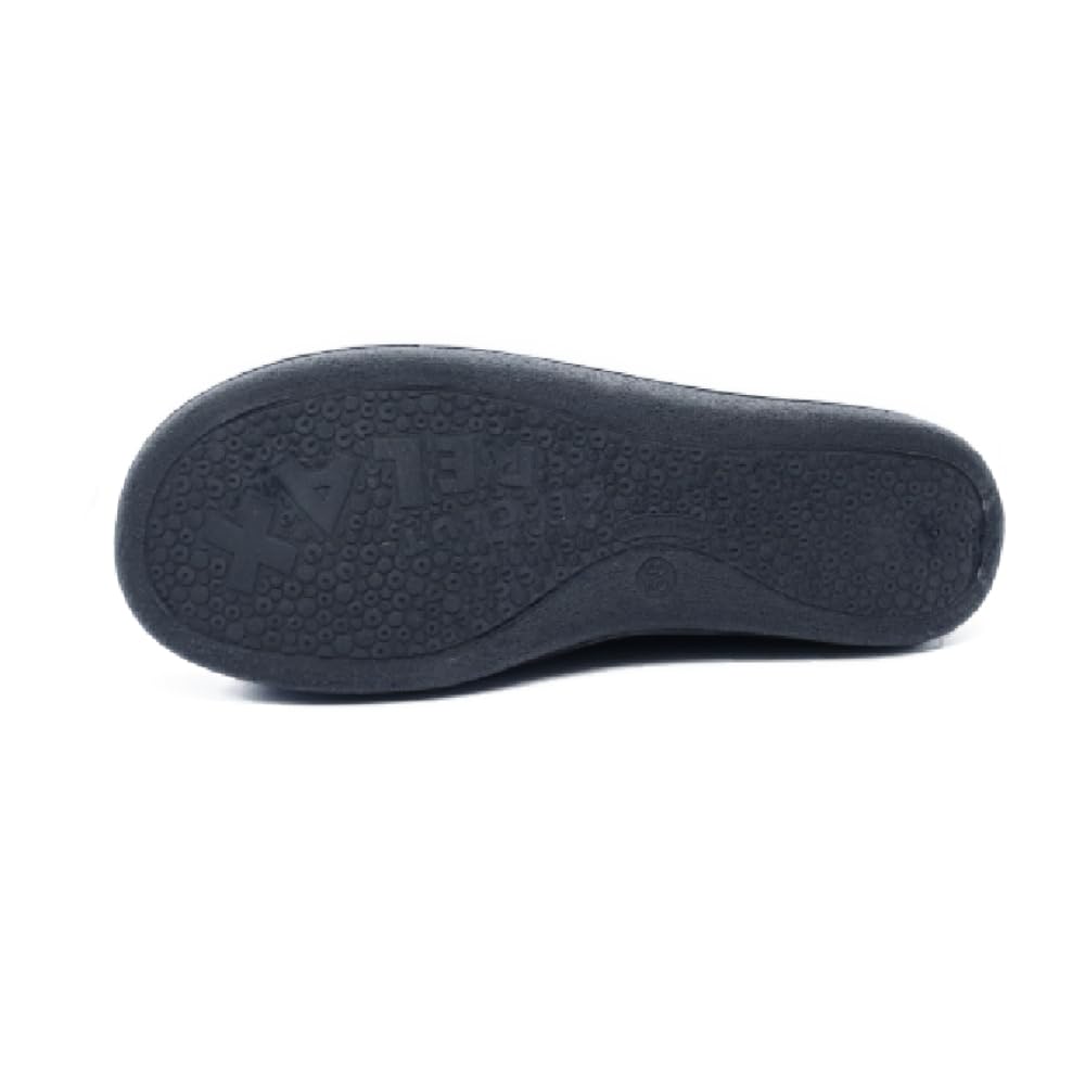 PLUMAFLEX - Zapatilla Hombre Cuadros Azul y Negro. - R12268 para: Hombre