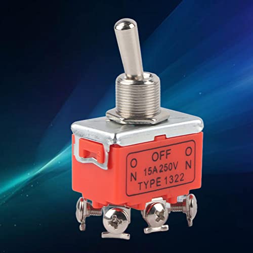 Interruptor de motor DC, interruptor de motor CW CCW de 6 pinos 2 peças reverso para motor DC escova