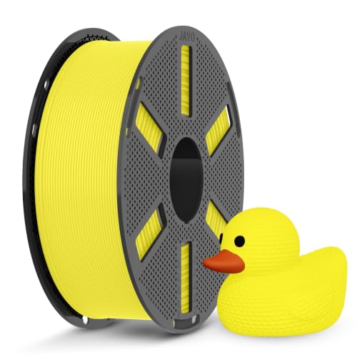 Image of JAYO PLA 3D Printer Filament Yellow, PLA Filament 1.75mm, 1.1KG Spool, Dimensional Accuracy + /- 0.02mm, Fit Most FDM Printer
