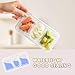 MACTANO 8 OZ Reusable Snack Containers with Lids, New 3 Compartment Condiment Snack Pack Containers 10 Sets