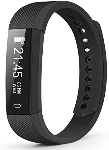 Fitness Tracker, Weesound Smartwatch and Watch Cell Phone Black for iPhone, Android, Samsung, Galaxy Note, Nexus, HTC, Sony