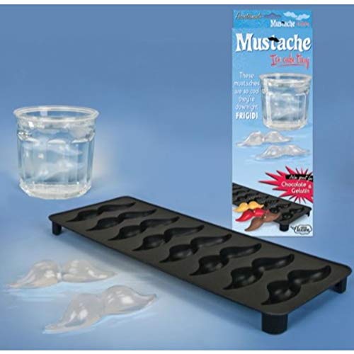 Bandeja para cubitos de hielo con bigotes 8 espacios miniatura 2