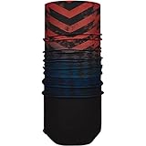 Buff Windproof Multifunktionstuch Voltaik rot/blau