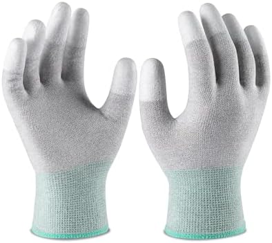 ThxToms ESD Anti Static Gloves, High Resistance Carbon Fiber Prot...