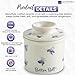 Butter Bell - The Original Butter Bell crock by L Tremain, a Countertop French Ceramic Butter Dish Keeper with Lid for Spreadable Butter, Farmhouse Collection, Honey Bees, Blue & White