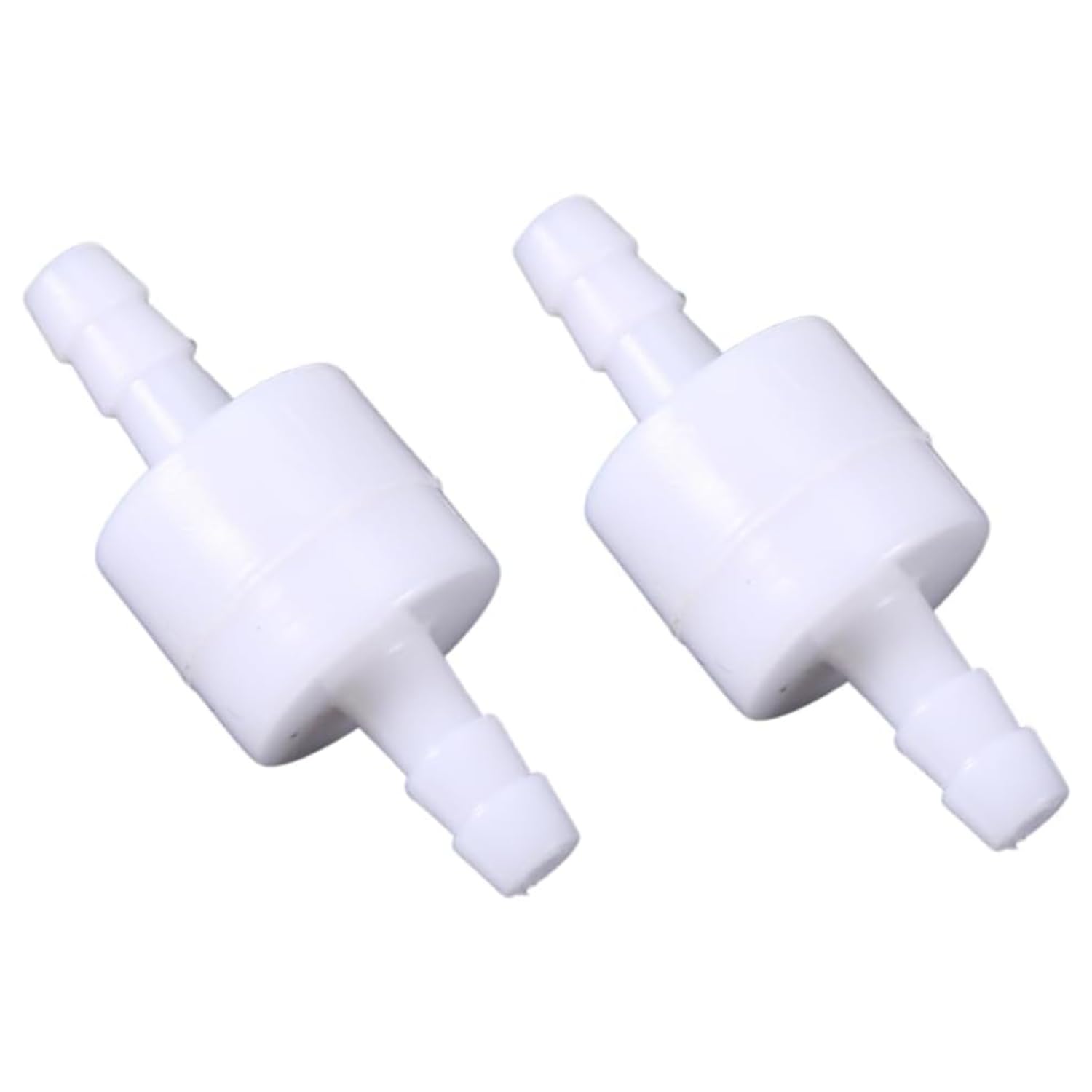 VOBOR 2 sztuki 6 mm Linia Zawór zwrotny wody, Ozon, trwałe plastikowe zawory zwrotne wody do akwarium, ogrodu, paliwa, oleju powietrznego, gazu