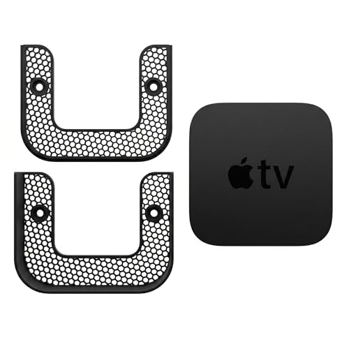 Image of VAALI Wall Mount Gadget Compatible with Apple TV 3rd Generation - Secure Plastic Bracket Holder for Streamlined Setup