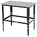 Klutch Steel Welding Table, 600 Lbs Weight Capacity, 16mm Holes, 24-Pc Metal Fit-Up Kit, Welding Tables For Shop (Black)