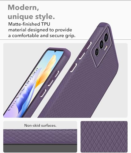 Image of Jkobi Back Cover Case for Vivo V23e 4G | 5G (Liquid Silicone | Side Grip | Camera Protection)